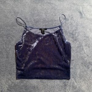 Velvet Cropped Camisole